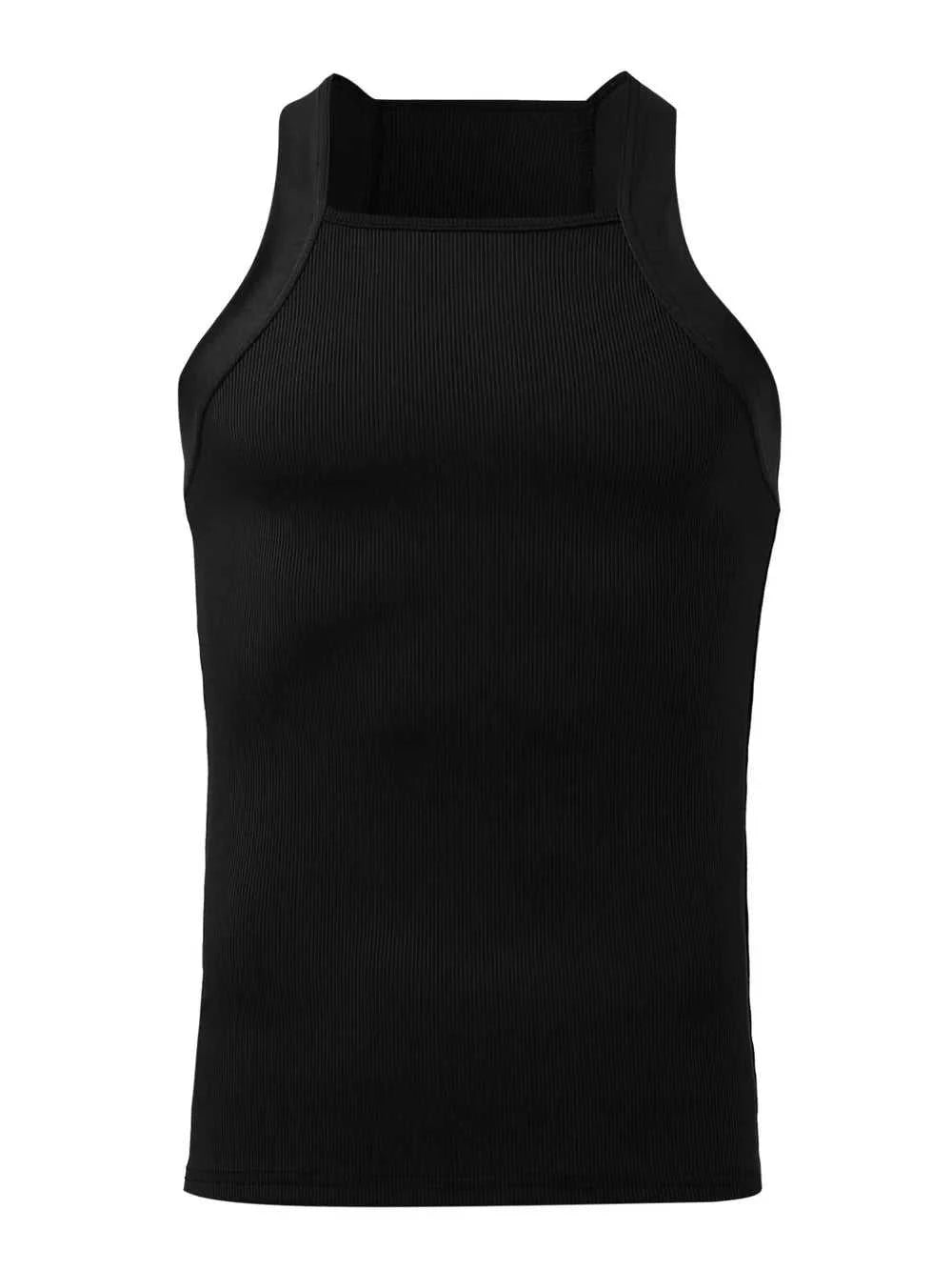 Men's Full Size Square Neck Wide Strap Tank Plus Size 100400453861883 34 Affordable Fashion Under $100 Jerry's Apparel 
