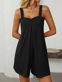 Mandy Sweetheart Neck Wide Strap Romper with Pockets 100100323171551 26 Affordable Fashion Under $100 Jerry's Apparel 