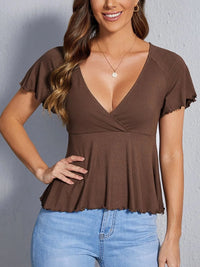 Surplice Short Sleeve T-Shirt