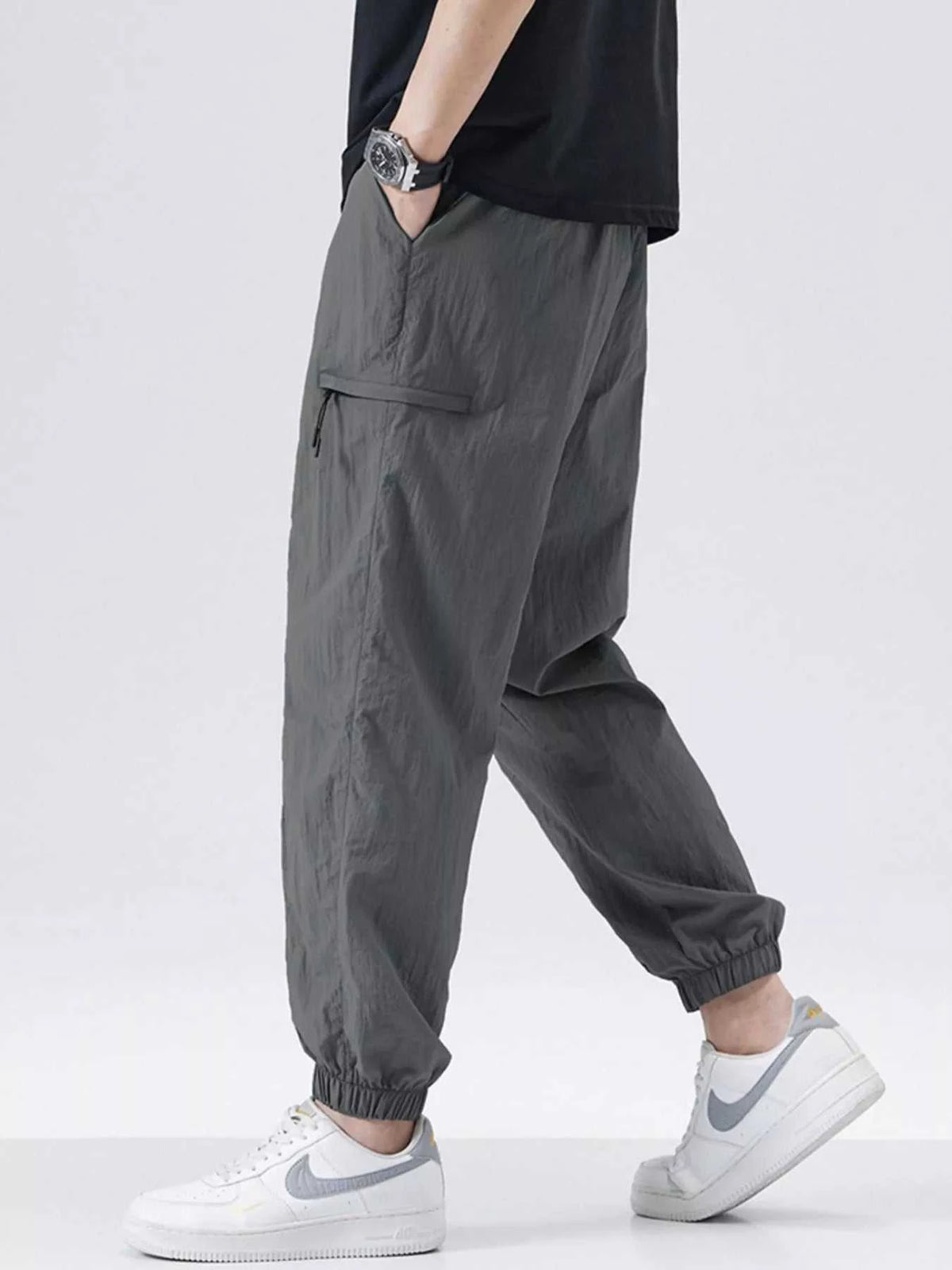 Men's Plus Size Loose Fit Drawstring Joggers 100400073711796 48 Affordable Fashion Under $100 Jerry's Apparel 