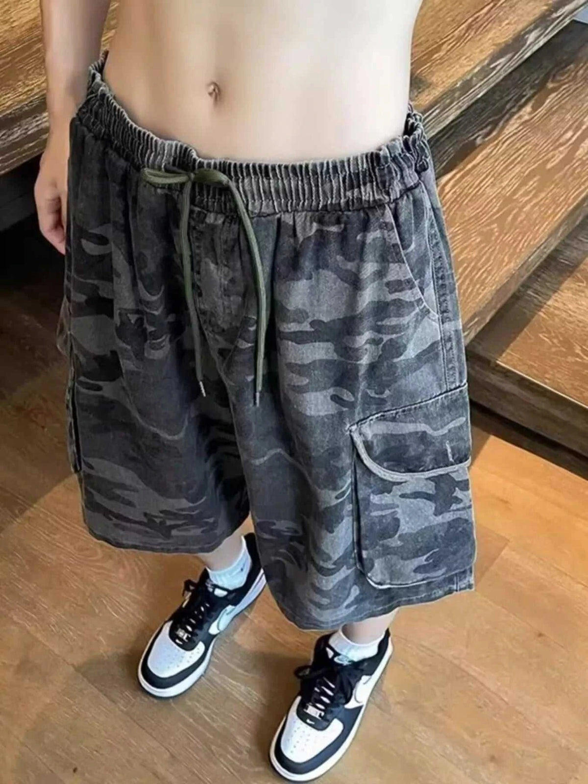 Men's Plus Size Casual Camouflage Cargo Shorts 100400704277176 37 Affordable Fashion Under $100 Jerry's Apparel 