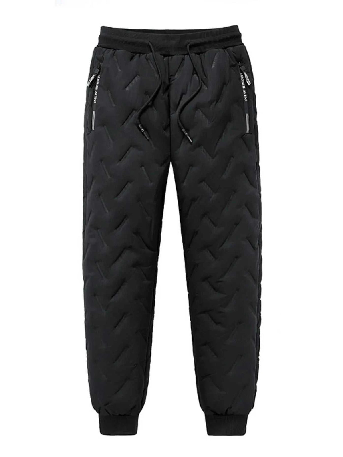 Men's Plus Size Quilted Thermal Joggers 100400638146136 32 Affordable Fashion Under $100 Jerry's Apparel 