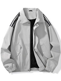 Men's Plus Size Striped Zip Up Jacket 100400661161787 78 Affordable Fashion Under $100 Jerry's Apparel 