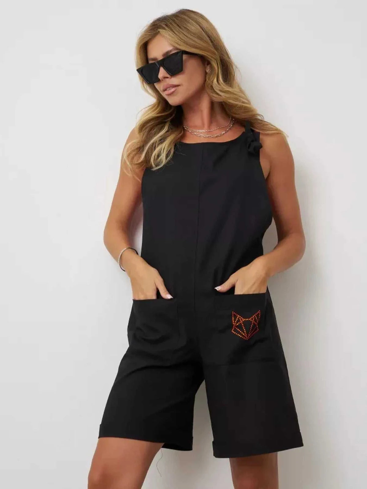 Sleeveless Tie-Strap Romper 100100271886099 28 Affordable Fashion Under $100 Jerry's Apparel 