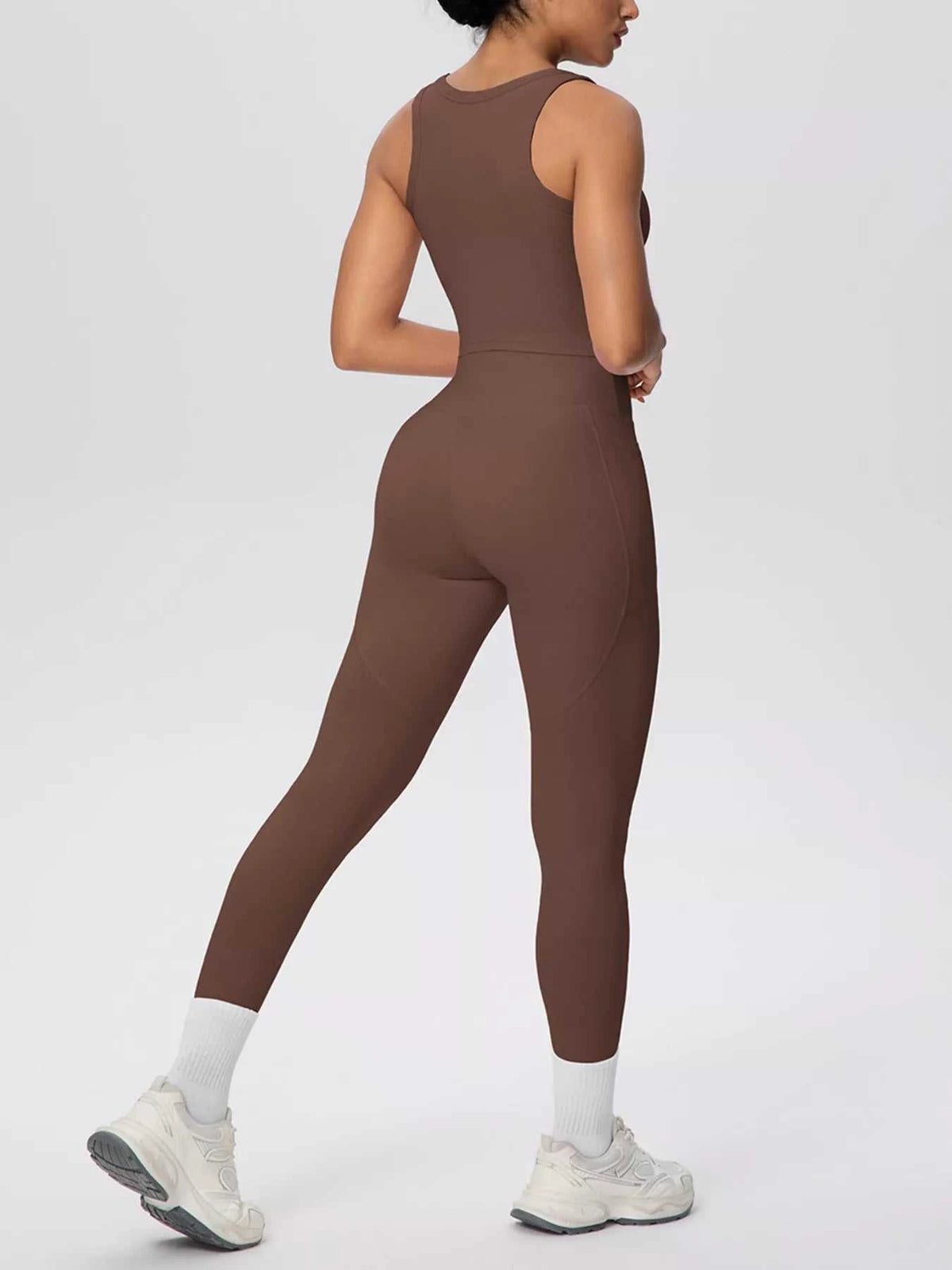 Scoop Neck Tank and High-Waisted Leggings Active Set 101006388543899 85 Affordable Fashion Under $100 Jerry's Apparel 