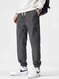 Men's Plus Size Drawstring Wide Leg Joggers 100400584285309 73 Affordable Fashion Under $100 Jerry's Apparel 