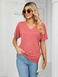 V-Neck Short Sleeve T-Shirt