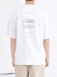 Men's Plus Size Letter Round Neck Oversized T-Shirt 100400327486906 48 Affordable Fashion Under $100 Jerry's Apparel 