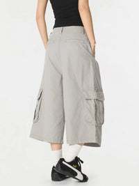 Men's Wide Leg Cargo Shorts