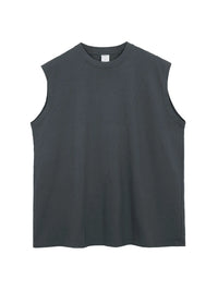 Men's Solid Color Round Neck Tank