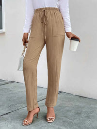 Perfee Texture Drawstring Pants with Pockets 100102326921939 30 Affordable Fashion Under $100 Jerry's Apparel 