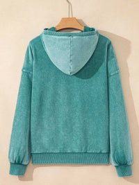 Half Zip Kangaroo Pocket Mineral Wash Baggy Hoodie 100100749285222 73 Affordable Fashion Under $100 Jerry's Apparel 