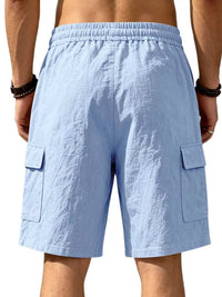 Men's Plus Size Casual Cargo Shorts with Drawstring Waist 100400477807470 36 Affordable Fashion Under $100 Jerry's Apparel 