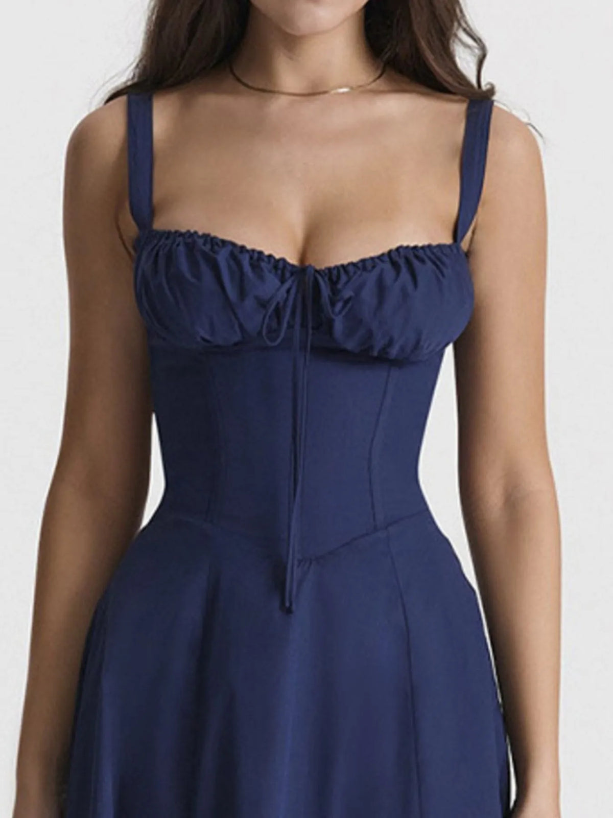 Full Size Slit Sweetheart Neck Cami Dress Plus Size