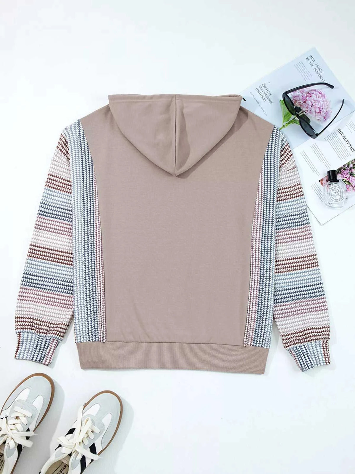 Colorblock Patchwork Baggy Hoodie 100100923006992 40 Affordable Fashion Under $100 Jerry's Apparel 