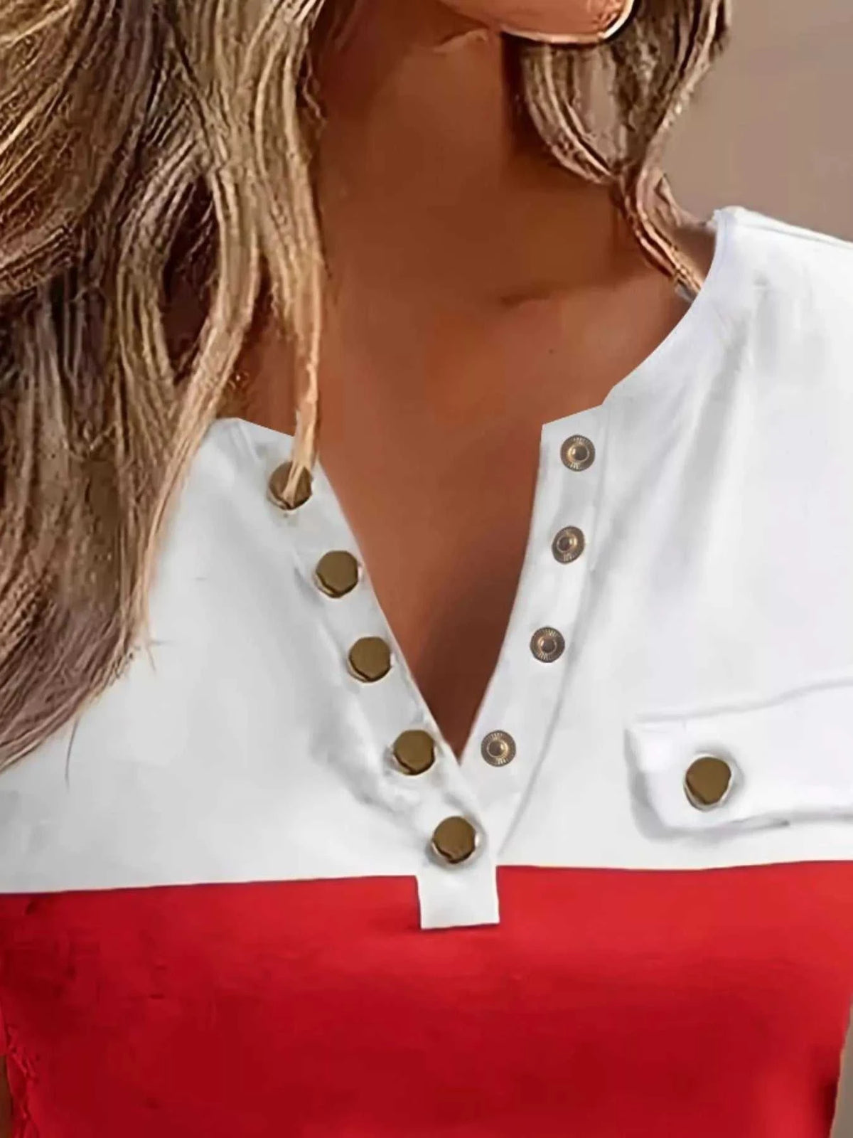 Color Block Short Sleeve Casual T-Shirt 100100962651650 30 Affordable Fashion Under $100 Jerry's Apparel 
