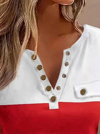 Color Block Short Sleeve Casual T-Shirt 100100962651650 30 Affordable Fashion Under $100 Jerry's Apparel 
