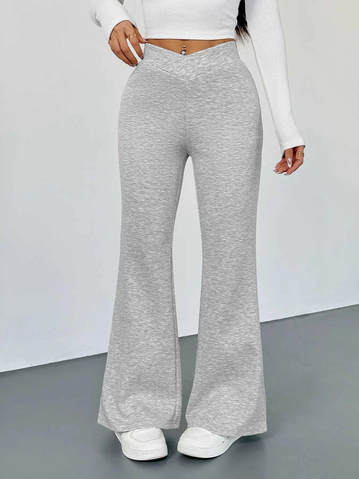 High Waisted Flare Leg Pants 100100881117158 33 Affordable Fashion Under $100 Jerry's Apparel 