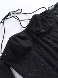Glitter Mini Dress with Sleeves 100100312869238 64 Gifts for Her Jerry's Apparel 
