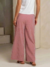 Gingham Print Wide Leg Casual Pants 100100684069548 30 Affordable Fashion Under $100 Jerry's Apparel 