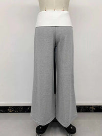 High-Waisted Wide-Leg Contrast Pants 100100682095947 36 Affordable Fashion Under $100 Jerry's Apparel 