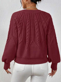 Cable Knit Long Sleeve Sweater 100100200217752 36 Affordable Fashion Under $100 Jerry's Apparel 