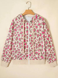 Leopard Print Zip-Up Hoodie 100100506822603 43 Affordable Fashion Under $100 Jerry's Apparel 