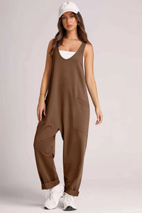 Lovelet Wide Strap Jumpsuit with Pockets 100100197263170 33 Affordable Fashion Under $100 Jerry's Apparel 