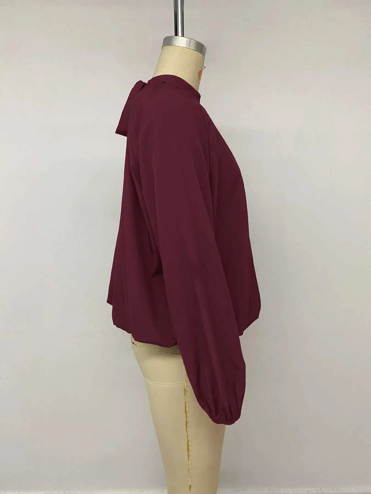 Tie Back Balloon Sleeve Blouse 101001400193158 31 Affordable Fashion Under $100 Jerry's Apparel 