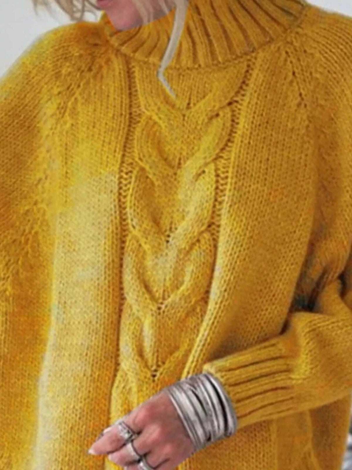 Cable-Knit Long Sleeve Sweater 100100862804936 23 Affordable Fashion Under $100 Jerry's Apparel 