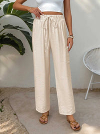 Drawstring Wide Leg Pants 100100095971494 28 Seasonal Fashion Collections Jerry's Apparel 