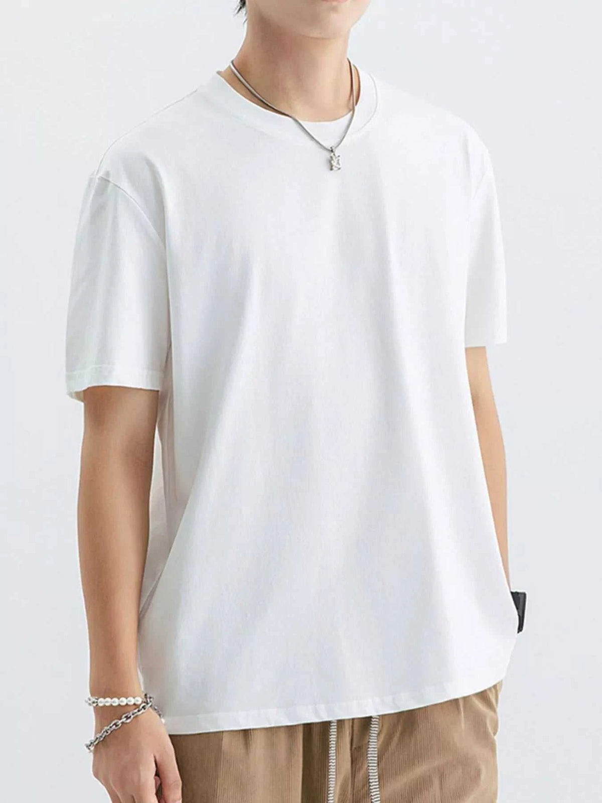 Men's Plus Size Casual Crew Neck T-Shirt 100400581659908 45 Affordable Fashion Under $100 Jerry's Apparel 