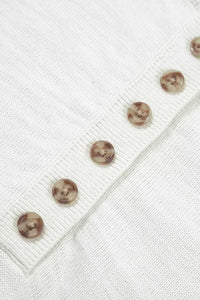 Polka Dot Contrast Long Sleeve Button V Neck Sweater 101002413925852 51 Affordable Fashion Under $100 Jerry's Apparel 