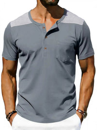 Men's Full Size Casual Henley T-Shirt with Pocket Plus Size 100400796832194 23 Affordable Fashion Under $100 Jerry's Apparel 