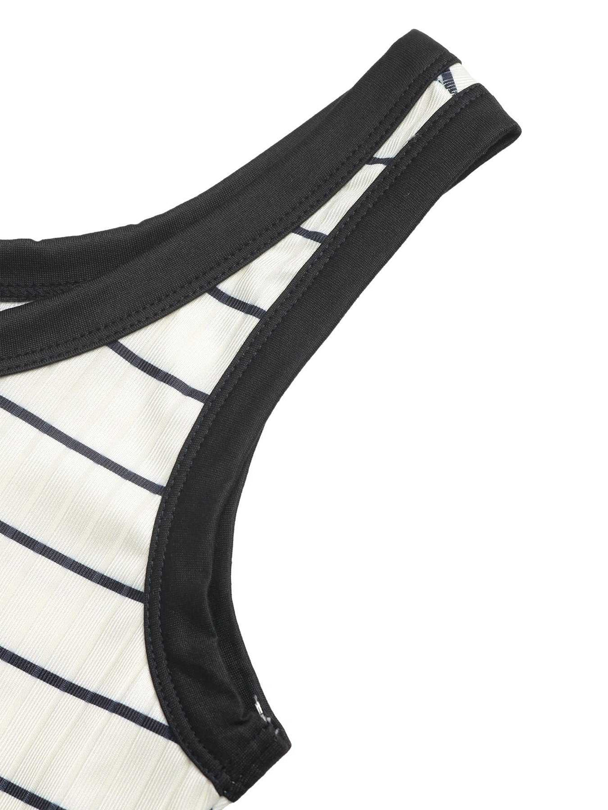 Striped Sleeveless Ribbed Knit Midi Dress 100100703196350 26 Affordable Fashion Under $100 Jerry's Apparel 