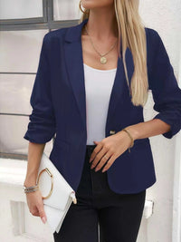 Full Size One Button Lapel Collar Blazer Plus Size 100100874647448 25 Affordable Fashion Under $100 Jerry's Apparel 