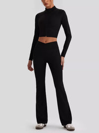 Seamless Criss-Cross V-Neck Tank and Leggings Active Set 101006885753799 113 Comfortable Weekend Sets Jerry's Apparel 