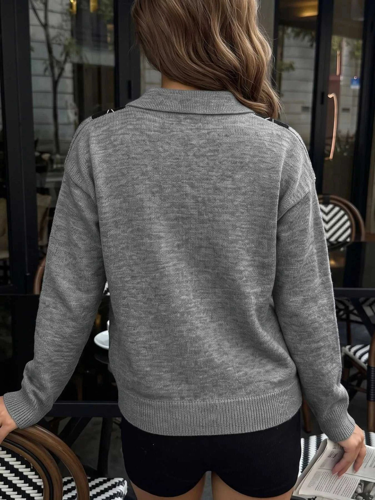 Argyle Patterned Polo Collar Sweater 100100781259890 43 Affordable Fashion Under $100 Jerry's Apparel 