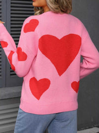 Valentine's Day Heart Crew Neck Sweater 100100296017651 48 Affordable Fashion Under $100 Jerry's Apparel 
