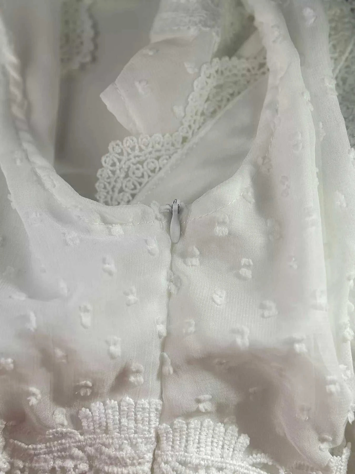 Full Size Lace Tied Swiss Dot Sleeveless Maxi Dress Plus Size 100100664763074 47 Affordable Fashion Under $100 Jerry's Apparel 