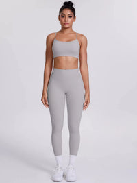 Criss-Cross Back Cami and Leggings Active Set 101006319091881 80 Affordable Fashion Under $100 Jerry's Apparel 
