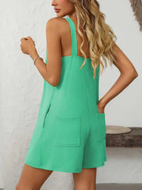 Mandy Sweetheart Neck Wide Strap Romper with Pockets 100100323171551 26 Affordable Fashion Under $100 Jerry's Apparel 