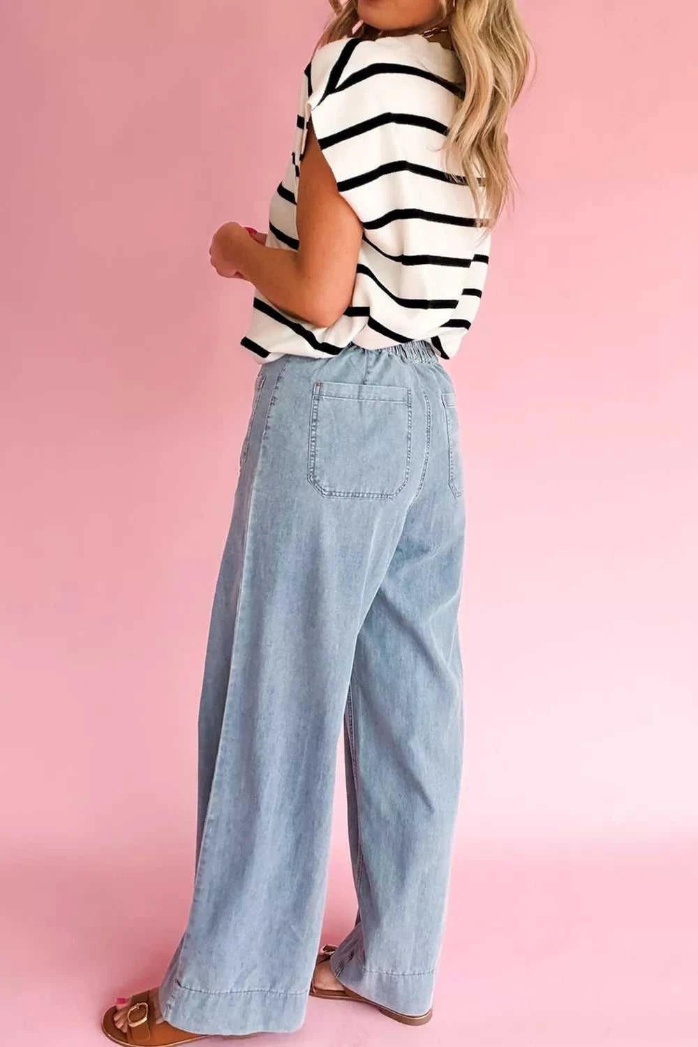 Solid Full-Length Regular Pocket Detail Jeans 100100025107664 63 Affordable Fashion Under $100 Jerry's Apparel 