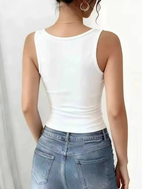 Lace Trim Tank Top 100100095114504 21 Affordable Fashion Under $100 Jerry's Apparel 