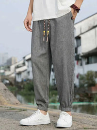 Men's Plus Size Casual Drawstring Jogger Pants 100400806149758 49 Jerry's Apparel 