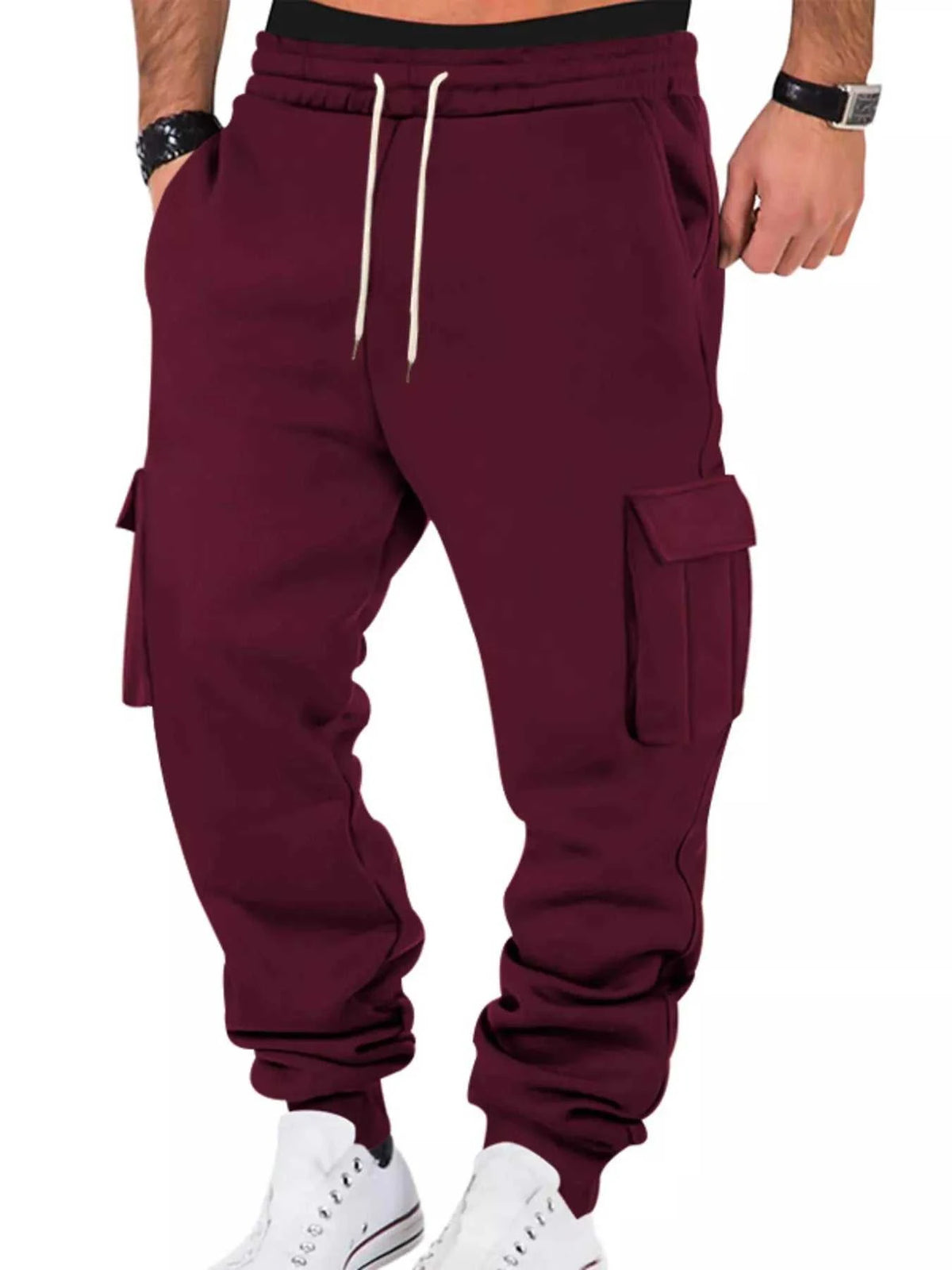 Men's Full Size Casual Joggers with Multi-Pocket Plus Size 100400257211490 36 Affordable Fashion Under $100 Jerry's Apparel 