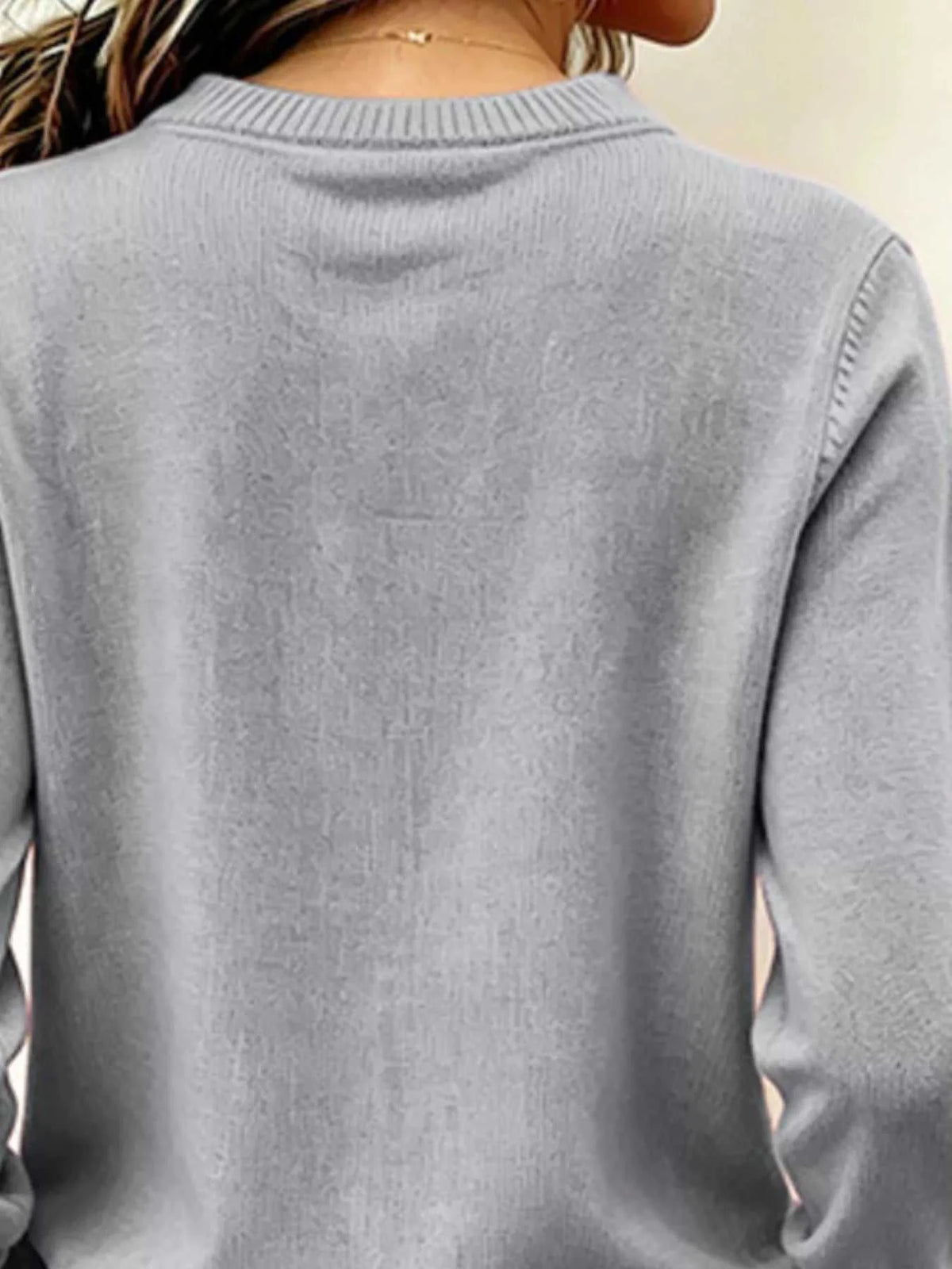 V-Neck Long Sleeve Sweater w 101002492738705 32 Affordable Fashion Under $100 Jerry's Apparel 