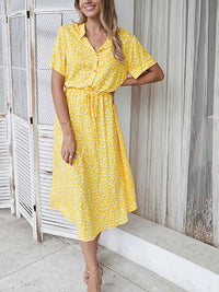 Polka Dot Button Front Midi Dress 100100206515969 29 Gifts for Her Jerry's Apparel 