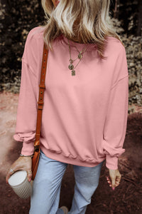 Round Neck Long Sleeve Sweatshirt