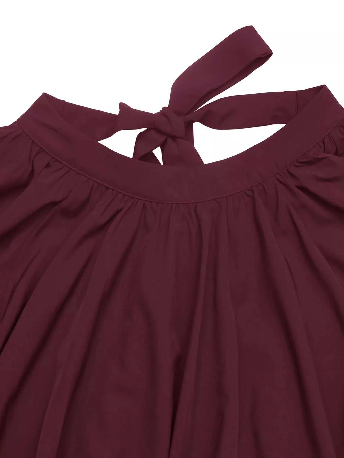 Tie Back Balloon Sleeve Blouse 101001400193158 31 Affordable Fashion Under $100 Jerry's Apparel 